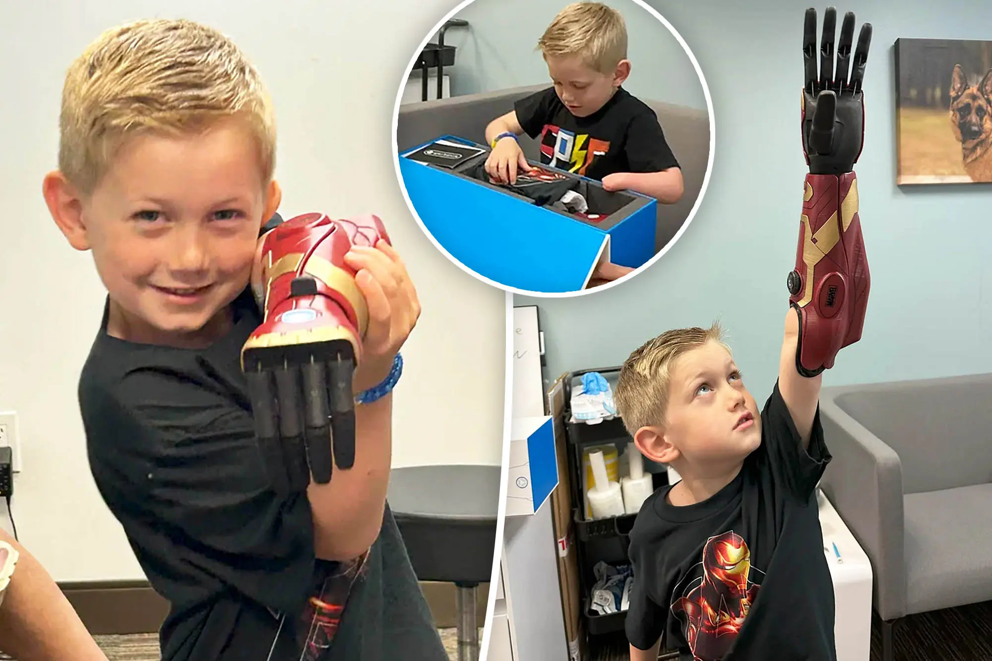 5 Year-old Boy Is Youngest Ever To Receive Bionic Arm: 'I Am Iron Man ...