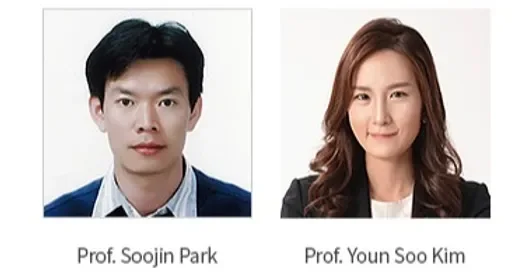 Professors Soojin Park and Youn Soo Kim of POSTECH