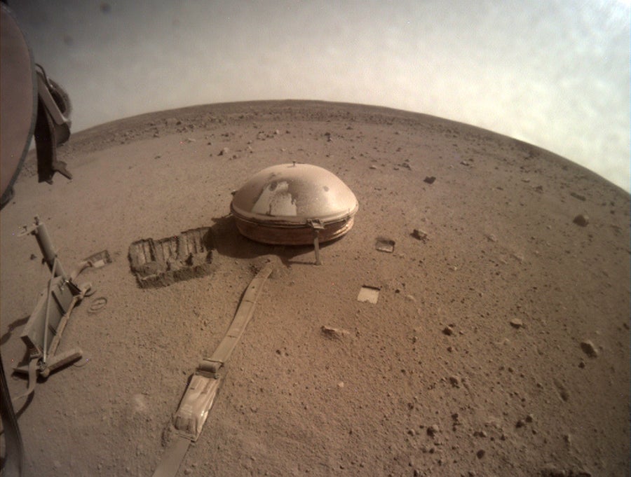 Image from NASA's InSight Mars lander. 