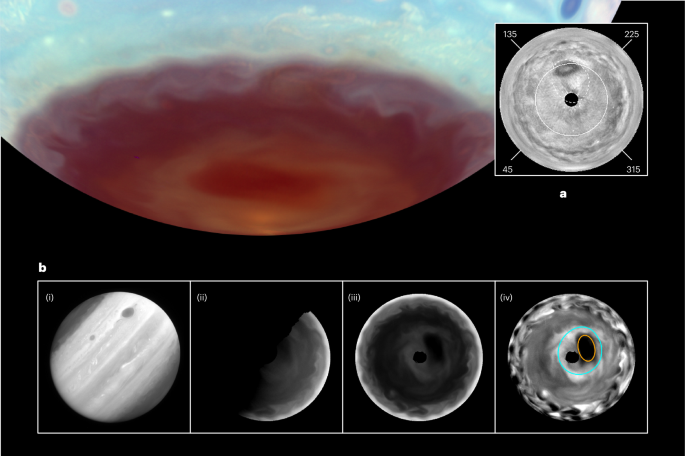 UDO in the south polar hood of Jupiter.