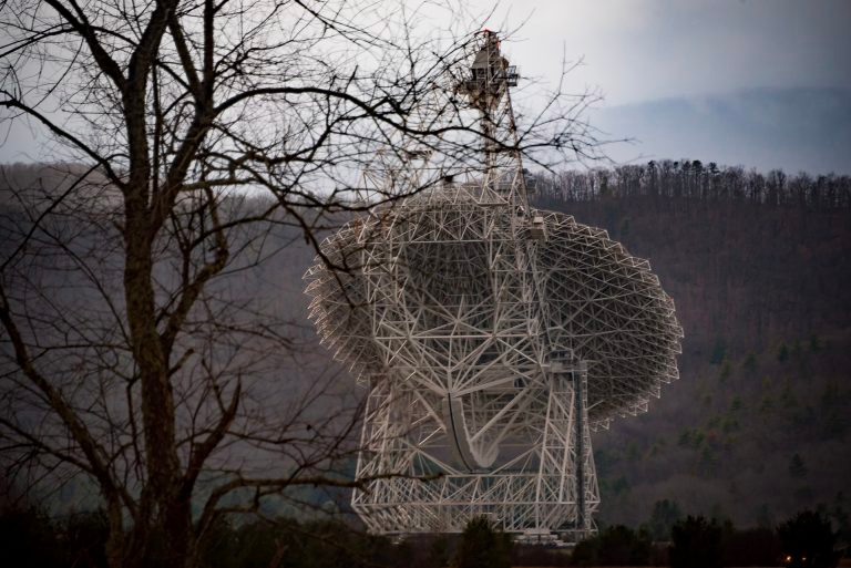 The Green Bank Telescope.