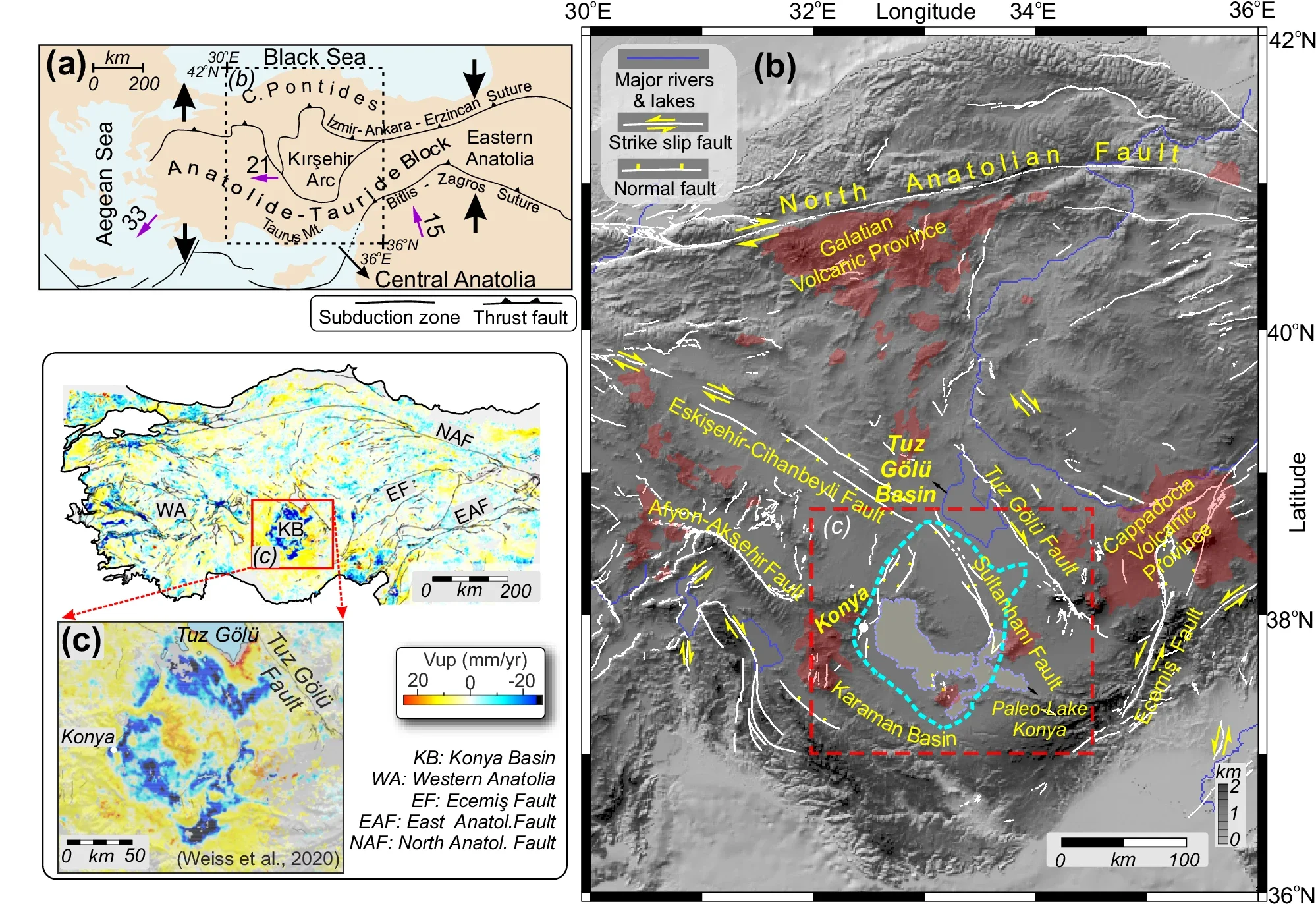 Geological and tectonic setting of study area.
