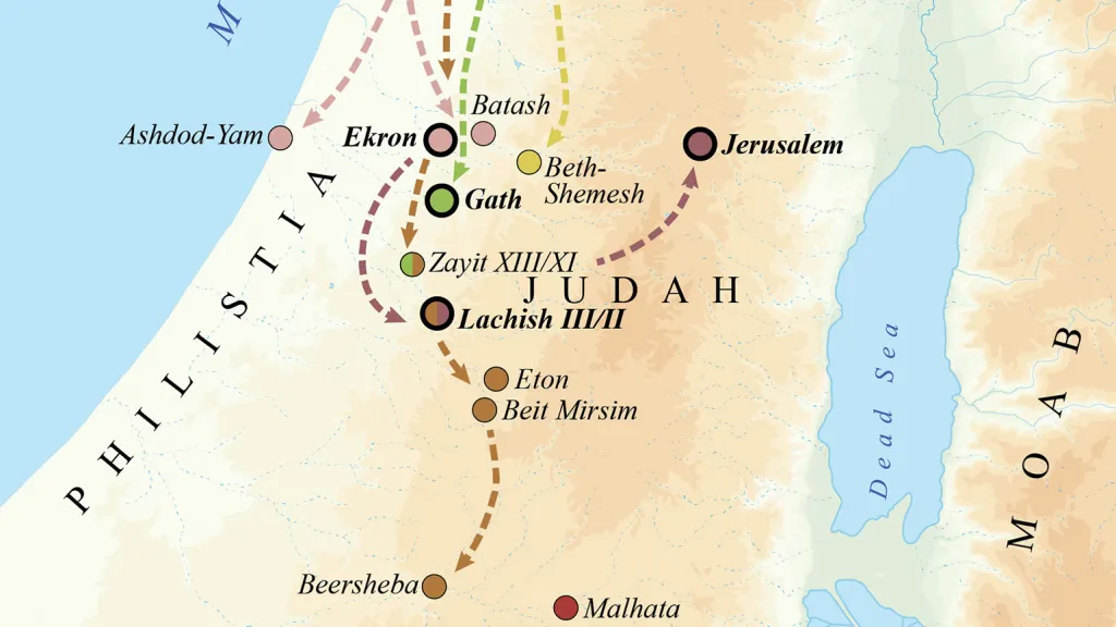 Map of ancient Judaea