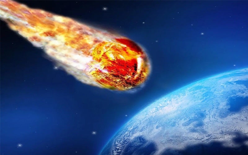 As Earth grew, it underwent violent impacts, one of which was the moon-forming collision.