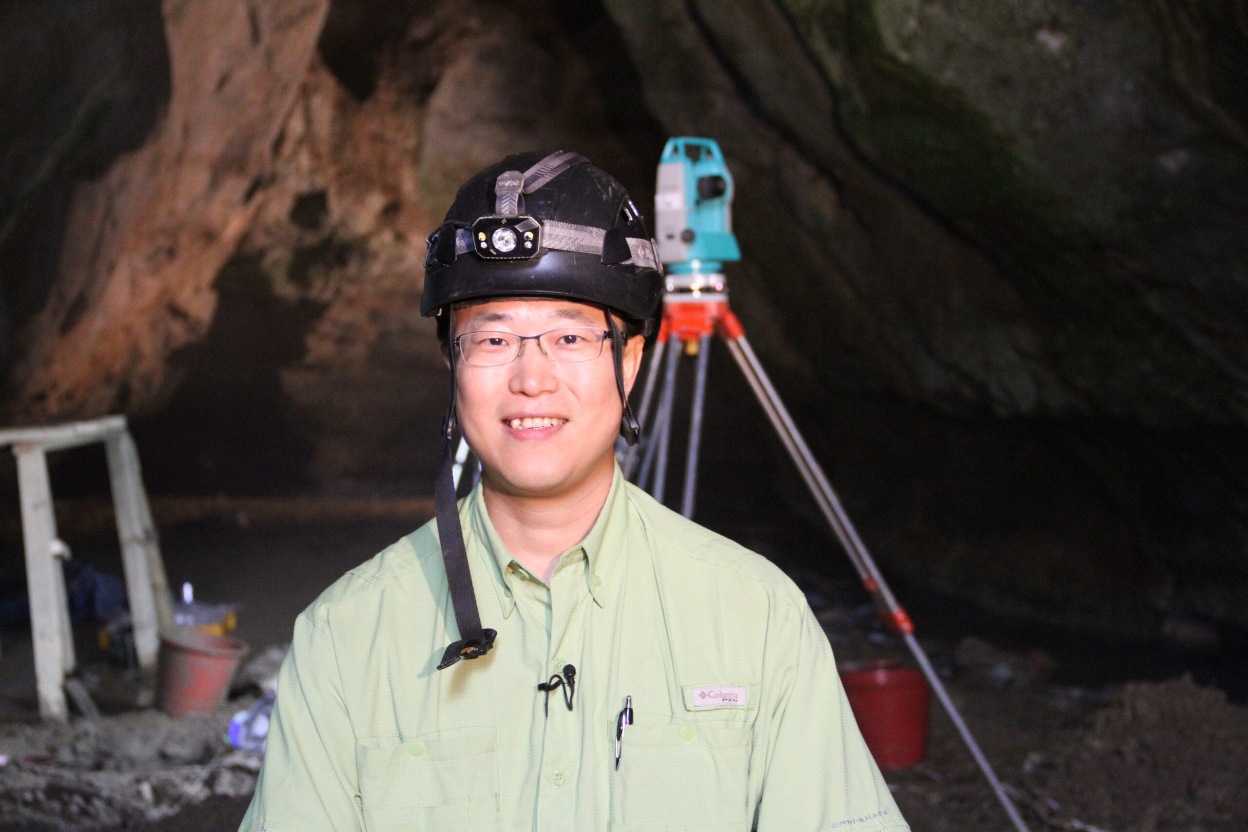 Christopher J. Bae, an UH Mānoa professor of anthropology and the new editor of Korean Studies, is shown here at an excavation site in Korea.