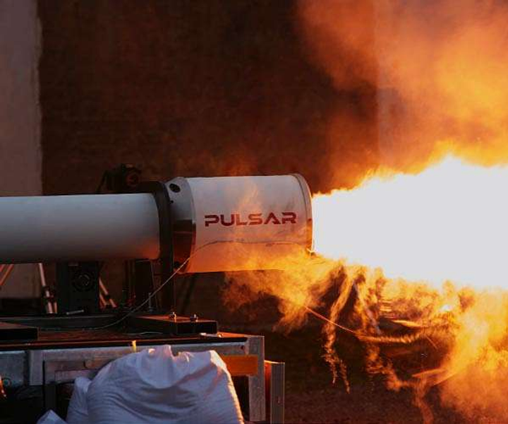 Pulsar Fusion engine hot test fire.